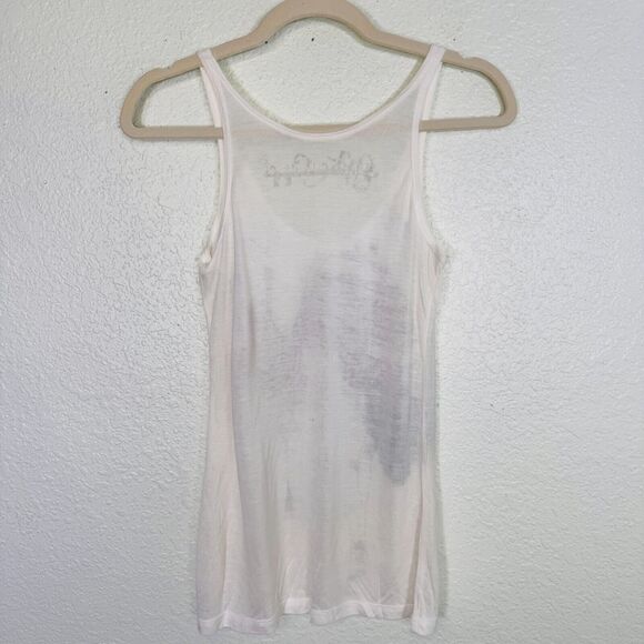 Key Closet Top Womens XS Camel Swarovski Crystal Rhinestone Tank Tee Shirt White - Picture 4 of 10